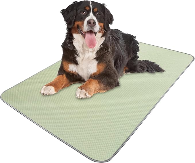Buvlnee Summer Dog Cooling Mat Washable Ice Silk Self Cool Pad for Small Medium Large Dogs and Cats, Pet Sleeping Pad for Crate, Bed, Indoor & Outdoor Floor, Car Seats