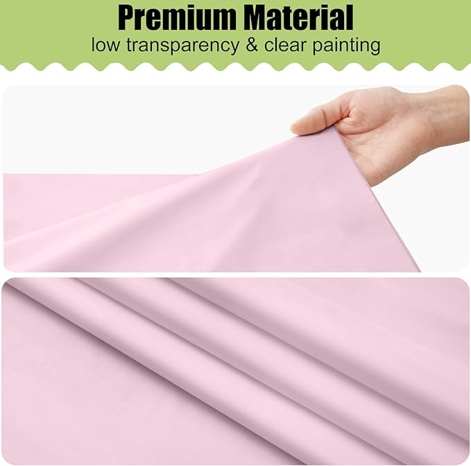 Smiry Disposable Table Cloth 12 Pack, 54 x 108 Inch Waterproof Plastic Tablecloth, Decorative Rectangle Table Covers for Party, Birthday, Picnic, Pink