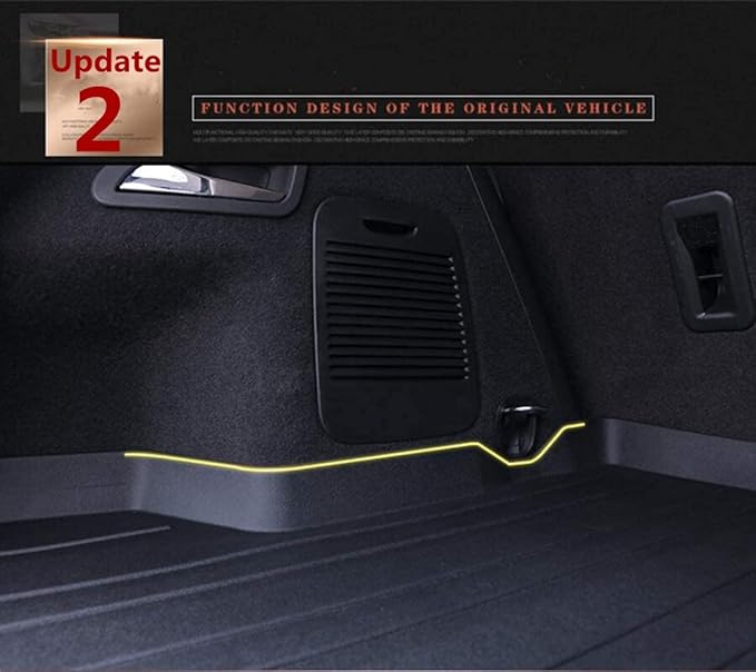 All Weather Rear Cargo Liners Trunk Tray Mats Protector Compatible with 2018-2025 Honda Accord Models, 3D Waterproof Durable Odorless Flexible TPO Accessories Custom Fit