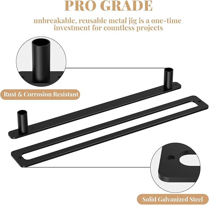 Floating Shelf Bracket Heavy Duty Shelving Brackets,Decorative Floating Shelf Hardware Black,Hidden Metal Shelf Support Bracket Heavy Duty Floating Mantel Bracket (53X6X1.2-Metal Jig)