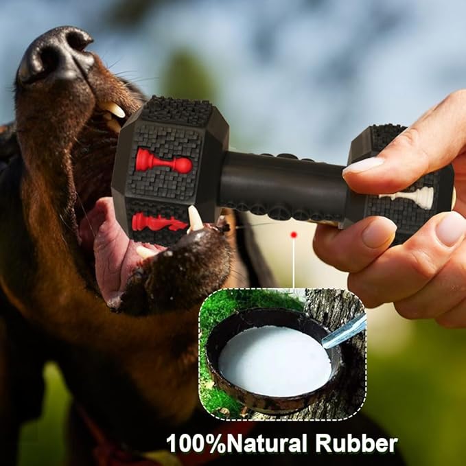 Hswaye Dog Chew Toys for Aggressive Chewers,Food Grade Non-Toxic Dental Pet Toy,Tough Durable Indestructible Dog Toys for XSmall Dogs.Black（5IB-8IB）
