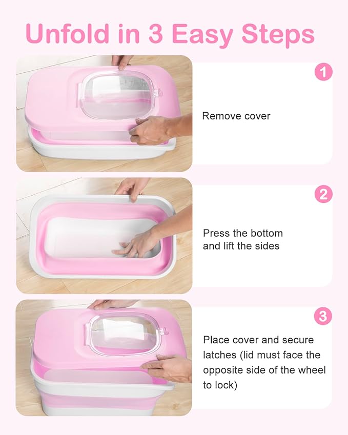 DDMOMMY 10-13 Lbs Dog Food Container, Collapsible Pet Food Storage Containers with Airtight Lid, Pet Food Scoop and Silicone Dog Bowl, Dog Food Storage Container Dry Food for Dog, Cat