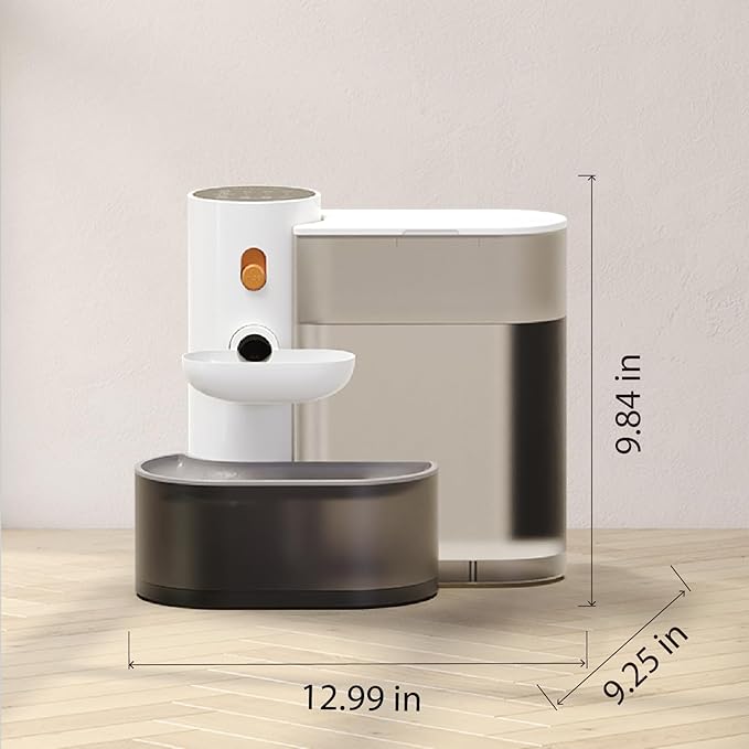 Cat Water Fountain - 3000ml Automatic Pet Drinking Fountain for Cats and Dogs, Ultra Quiet Pump, Water Level Window, No Filter Needed