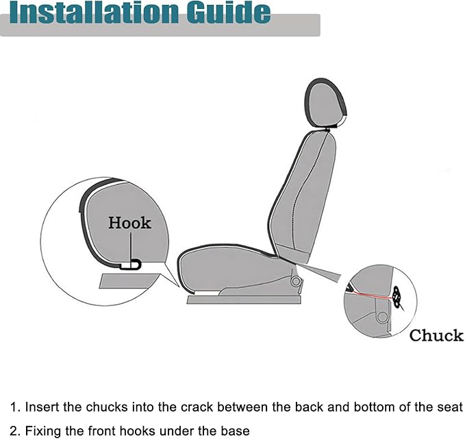 West Llama Linen Front Car Seat Cover Protector Anti-Slip Bottom Seat Cover Fits 95% of Vehicles,Wrapping Around The Bottom,Triangular Pattern(Black-1Pcs)