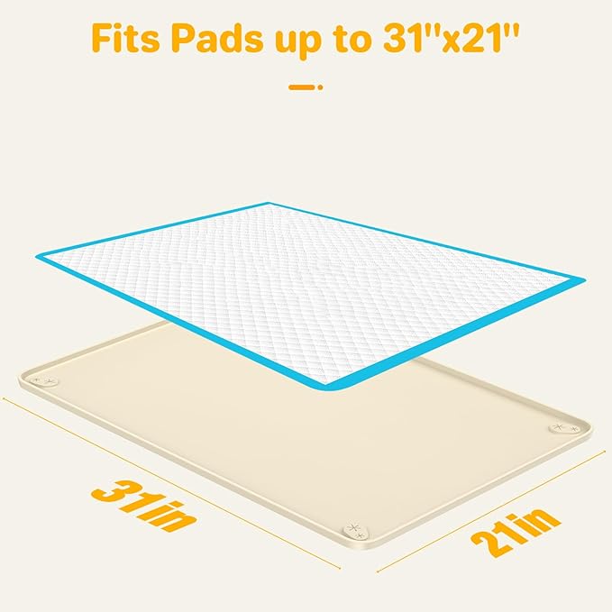 Aisslro Pet Feeding Mat, 31”x21” Absorbent Pet Placemat for Food and Water Bowl, Non-Slip Silicone, Leak-Proof Floor Protection for Quick Dry Water Dispenser Mat for Dog and Cat, Aquamarine