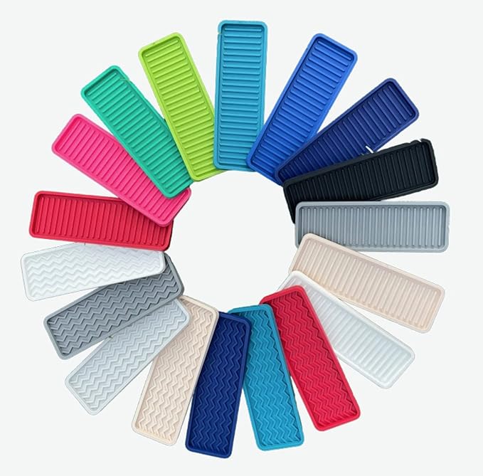 Happitasa Silicone Kitchen Sink Organizer Tray, Sponge Holder and Countertop Protector | Bathroom and Kitchen Soap Dish and Dispenser Tray (Black, 12"x4")