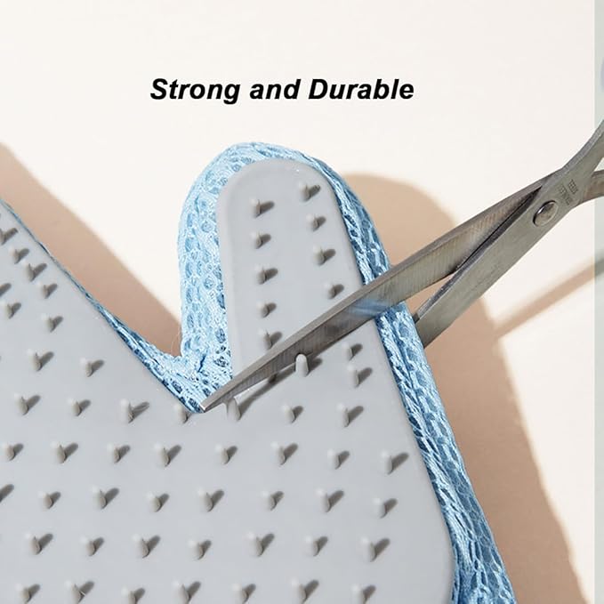 2 in 1 Pet Grooming Gloves for Dogs & Cats, Pet Fur Remover Glove, Grooming Brush for Shedding, Massage, Hair Remover Mitt, Fur Cleaner for Couch, Clothes,Carpet -1 Piece