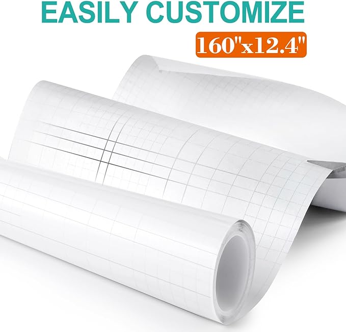 Lovinch [Thicken Vinyl] Anti Cat Scratch Furniture Protector, Single-Sided Sticky Couch Protector for Cats, Flexible Couch Corner Guard Under Cats Claw, Cat Scratch Deterrent Tape-(160" x 12.4")