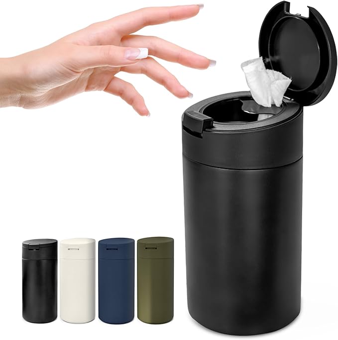 Extra Large Refillable Disinfecting Wet Wipes Dispenser (Black) | Fits Clorox, Lysol, Bleach, Sanitizing Wipes | Durable Reusable Wipes Holder for Kitchen, Bathroom, Office | Gosnold Home & Garden