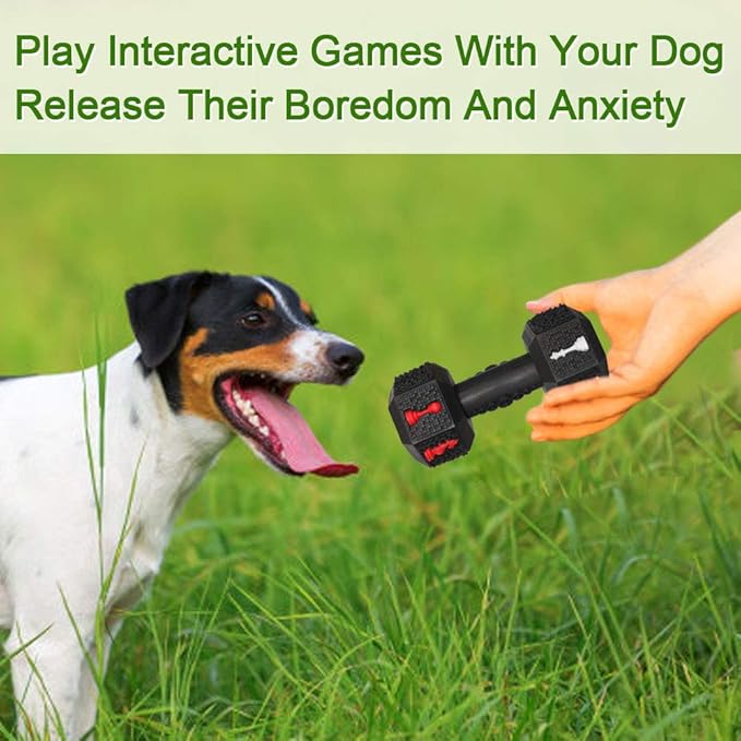 Hswaye Dog Chew Toys for Aggressive Chewers,Food Grade Non-Toxic Dental Pet Toy,Tough Durable Indestructible Dog Toys for Small Medium Dogs.Black（8IB-15IB）