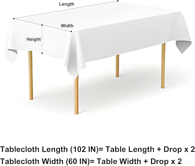 misaya Rectangle Waterproof Vinyl Table Cloth, Wipeable Tablecloth with Flannel Backing, Plastic Table Cover for Dinner, Picnic, Indoor and Outdoor (Flowers, 60" x 102")