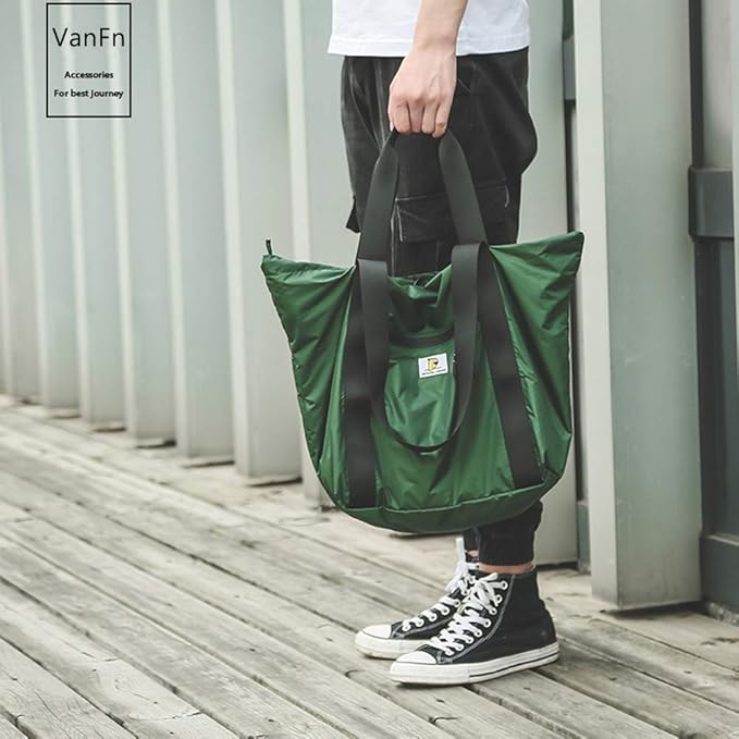 VanFn Foldable Travel Totes Duffel Bag - Gym & Weekend Bag, Luggage Duffle - P.Travel Series