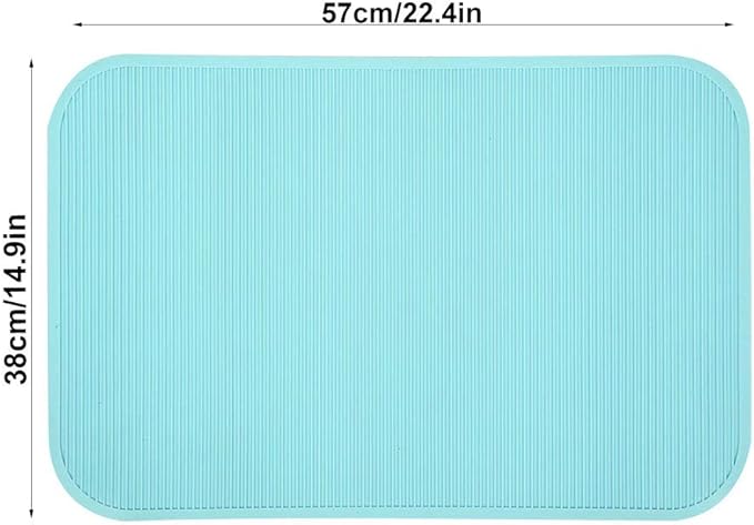 Pet Grooming Mat, Pet Grooming Bathing Training Table, Professional Pet Grooming Table Top Mats Premium Non Slip Rubber Mat, Durable, Waterproof, and Easy to Clean (Green)