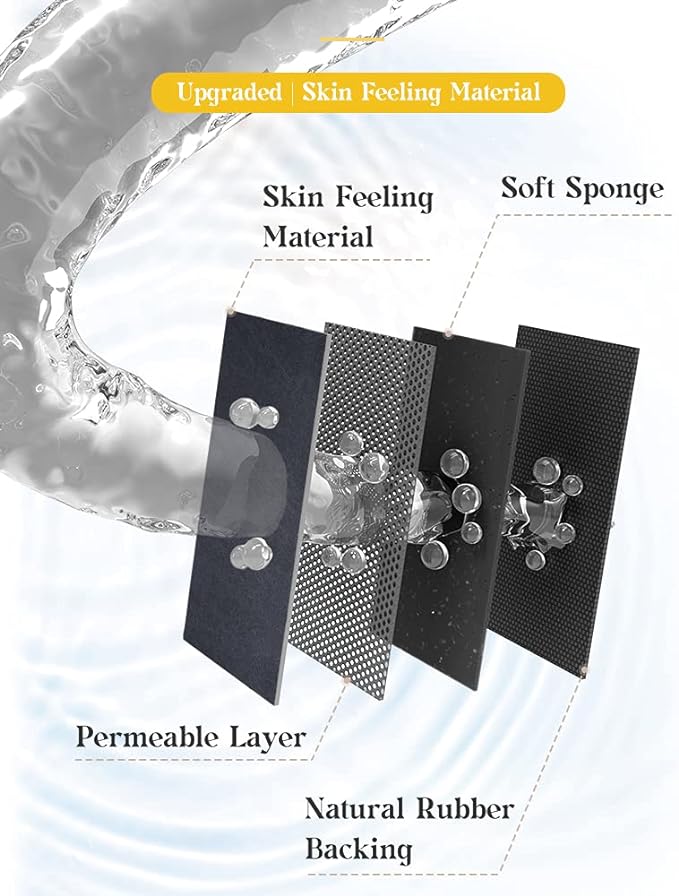 MontVoo -Bath Mat Rug-Rubber Backing Non Slip Quick Dry Absorbent Thin Bathroom Rugs Fit Under Door-Faux Suede Surface Bathroom Floor Mats-Shower Rug for in Front of Bathtub Shower Navy 16"x24"