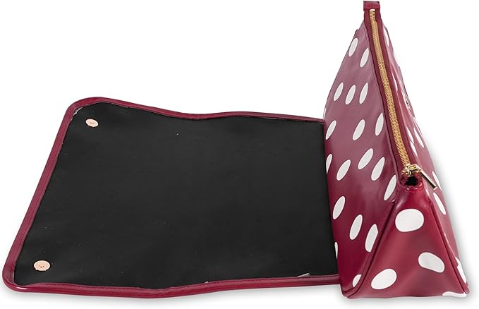 kate spade new york Hair Styling Tools Organizer, Compact Hairstylist Travel Bag (Julie Dot)
