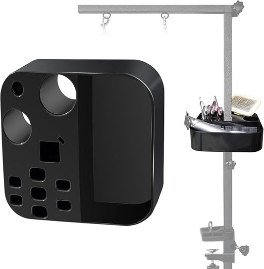 Portable Pet Grooming Tool, Dog Grooming Arm Accessories, Hairdressing Scissors Clips Brushes Organizer for Pet Shop