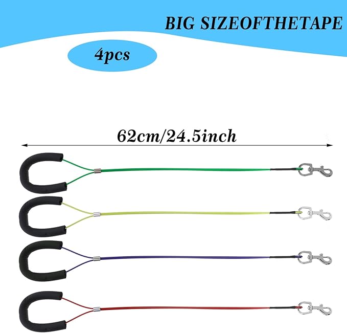4 Pcs Pet Grooming Loops and Supplies - Dog Belly Loop Restraint No Sit Haunch Holder for Arm and Table, Sturdy Noose Loop for Small Medium Large Dogs