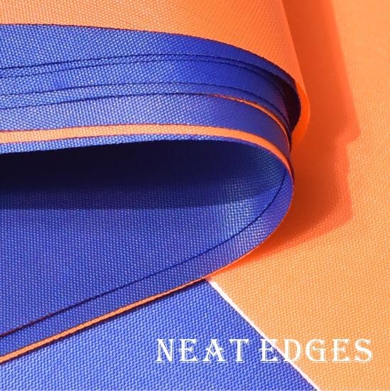 Orange and Blue Pennant Banner Flags Garland Streamers Party Decorations for Birthday Wedding Classroom Graduation 60Feet 40Flags