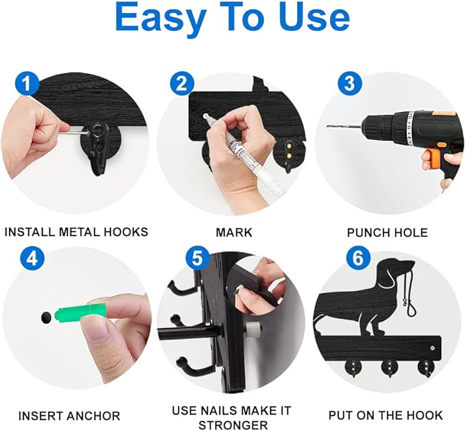 MAYJOYDIY Octopus Coat Hooks Wall Mount Octopus Tentacles Wood Key Holder for Wall 11.8×7.9inch Black Ocean Sealife Wall Art Decor Key Hooks 5 Alloy Hooks for Gift Entryway Living Room Kitchen Office