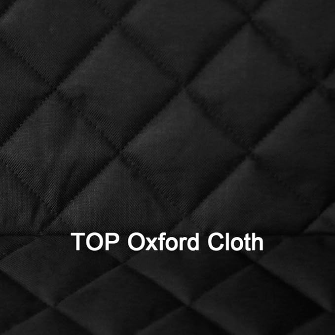 HONEST OUTFITTERS Dog Car Seat Cover 2 Pack, Waterproof Front Seat Car Cover for Cars, Trucks, and Suvs, Pet Front Cover for Cars, Nonslip Dog Seat Cover, Black