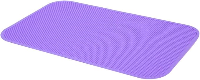 Pet Grooming Mat, Pet Grooming Bathing Training Table, Professional Pet Grooming Table Top Mats Premium Non Slip Rubber Mat, Durable, Waterproof, and Easy to Clean (Purple)
