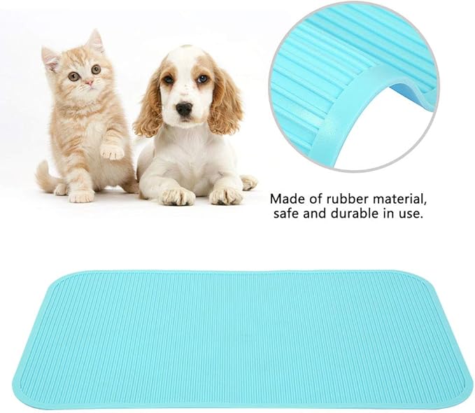 Pet Grooming Mat, Pet Grooming Bathing Training Table, Professional Pet Grooming Table Top Mats Premium Non Slip Rubber Mat, Durable, Waterproof, and Easy to Clean (Green)