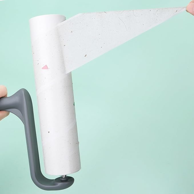 10 inch Mega Lint Roller Refills for Evercare Layers Smart Design Large Lint Rollers, 50% Stickier Refills Pack of 4, 60 Sheets per Refill, Total 240 Extra Sticky Sheets