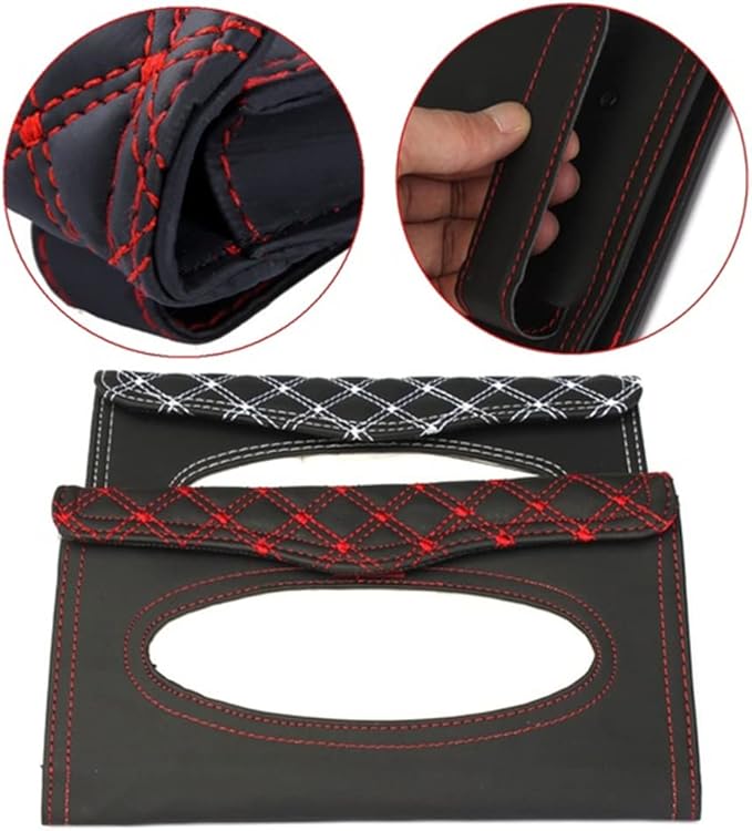 Universal Paper Towel Napkin Holder Box Tissue Case Cover for Car Sun Visor