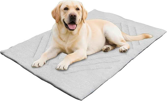 BECROWM Dog Cooling Mat Self Coolings Foldable Cooling Pad for Dog in Summer Coolings Mat for Dogs and Cats Machine Washable (X-Large)