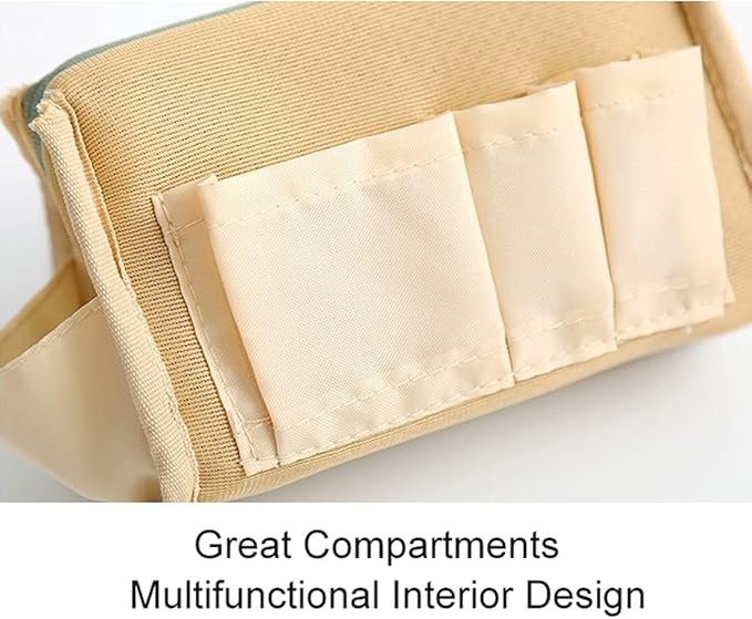 Small Makeup Bag for Purse, Makeup Pouch Small Cosmetic Bag Mini Portable Handbag for Women and Girls (Emerald Green)
