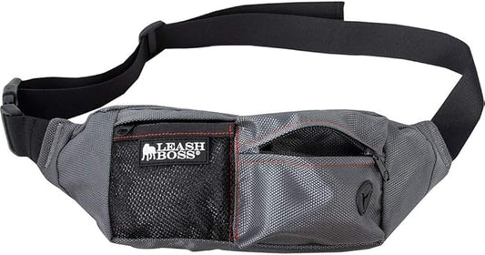 Leash Boss Dog Treat Pouch for Training | Training Treat Pouches for Pet Training | Treat Bag for Dog Training | Portable Kibble Snack Container for Pets | Fanny Pack Waist Belt Transport On The Go