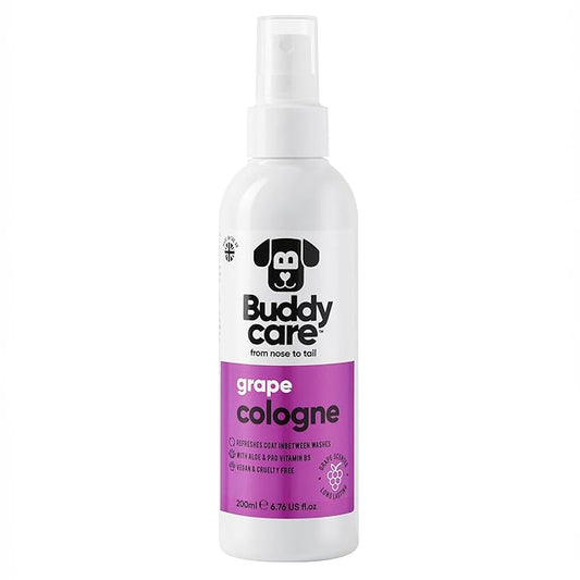 Dog Cologne - Grape - 200ml - Refreshing and Grape Scented Dog Cologne - Refreshes Between Dog Washes