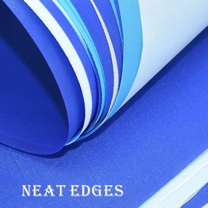Blue Pennant Banner Garland Bunting Triangle Flag Decorations for Wedding Birthday Baby Shower Graduation Grand Opening 60Pcs