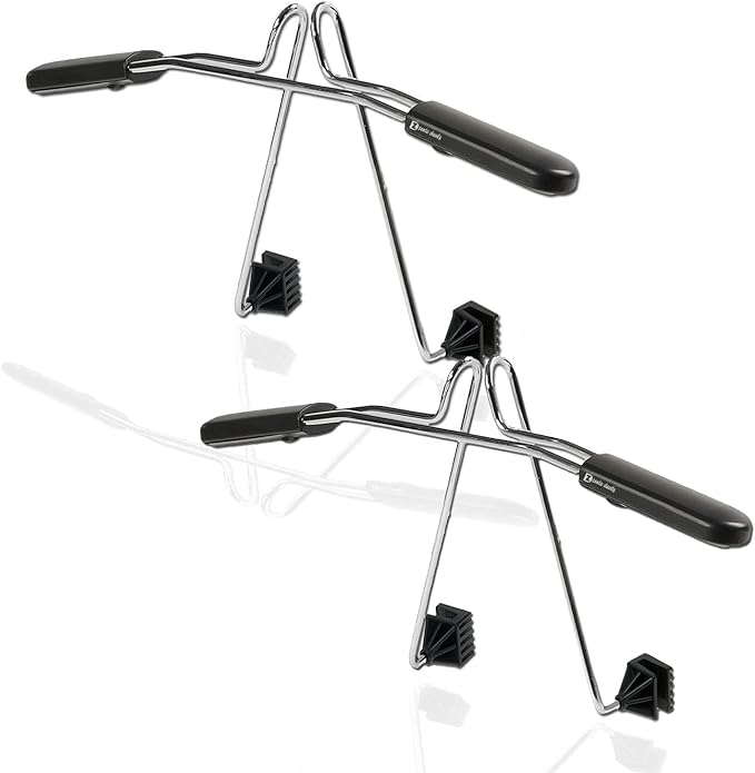 Zento Deals Chrome Car Seat Coat Rack Hanger 2 Pack - 11in to fit onto Most headrests…