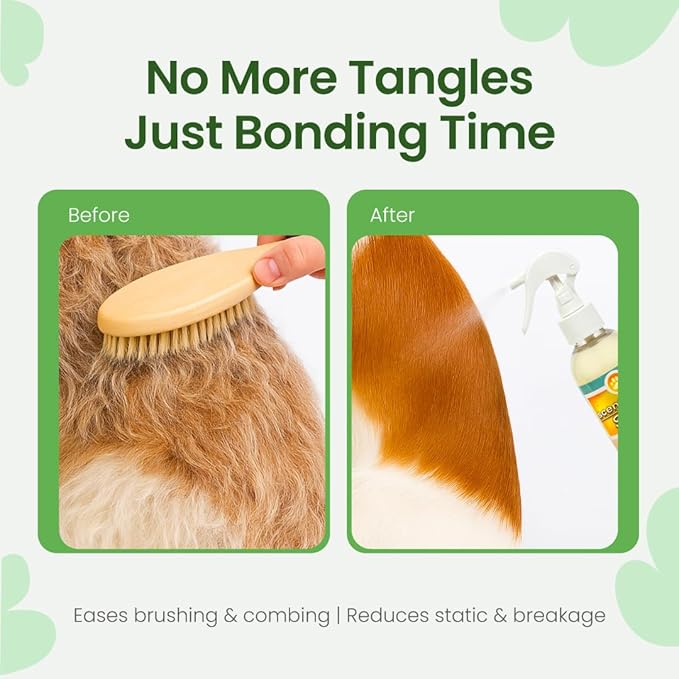 Best Shot Scentament Spa Botanical Body Splash for Dogs & Cats, Dog Cologne, Deodorizing Spray, Conditioning Pet Grooming Mist & Dog Detangler Spray, Apricot Lily Scent, 8 fl oz