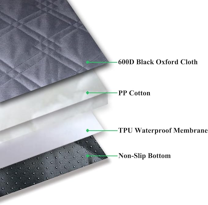 Cargo Liner for Dogs 55"x91" Dog Rear Cargo Liner for SUV Cargo Mats for Back Car Trunk Mat for SUV Dog Trunk Cover with Side Walls