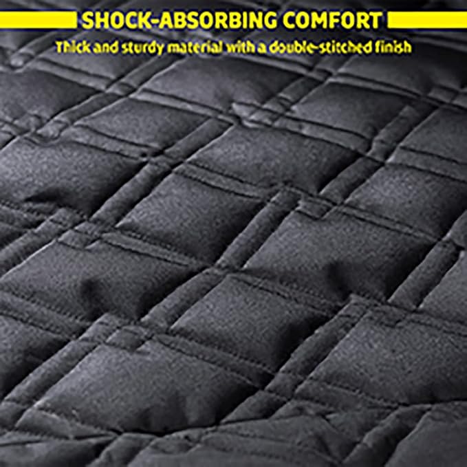 Meadowlark SUV Cargo Liner Dog Seat Covers + Seat Belt, Double Stitched & Extra Padded, Water Repellant, Anti Shock, Non-Slip, Cover Trunk Mat, Dog Accessories, Pet Car Seat Protector for Fur & Mud