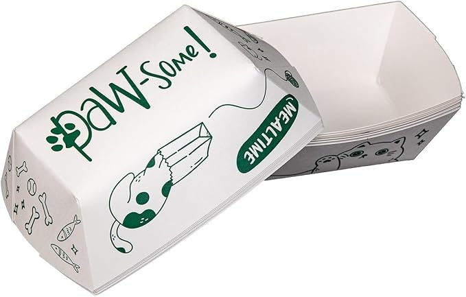 Southern Champion Tray, Medium Disposable Pet Food Bowl, Tray, Purrfect for Feeding Cats and Dogs, Wet Food and Dry Food, Indoor and Outdoor, 1 cup Capacity, 250 Count