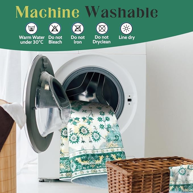 Washable Pee Pads for Dogs 2 Pack Reusable Puppy Training Pads 60"x48" Super Absorbent Waterproof Dog Training Pads, Non-Slip Potty Pads Whelping Pads Litter Mat Pet Supplies - Green Medallion