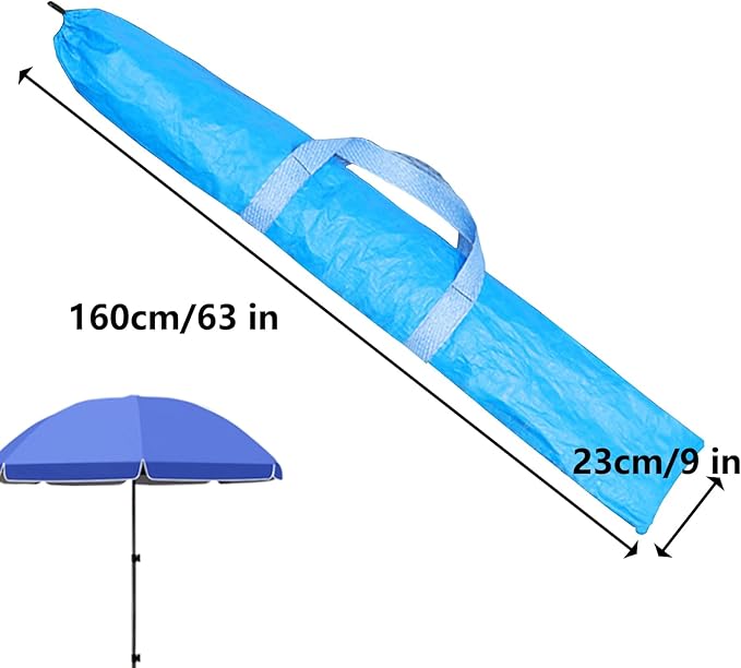 Heavy Duty Beach Umbrella Bag, Tents Storage - Waterproof, Scratch-resistant, Multi-scene Blue Outdoor Umbrella Sleeve Wet Bags