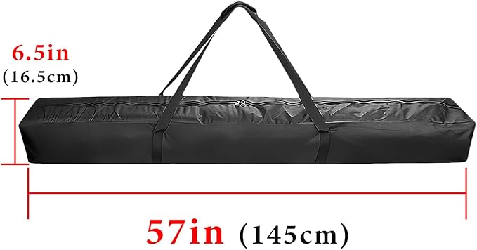 LUEXBOX 2Pack 57 Inch Patio Umbrella Storage Bag for Outdoor, Nylon Beach Umbrella Folding Cover, Heavy Duty Zipper Travel Carrying Duffle Bag for Sports, Beach