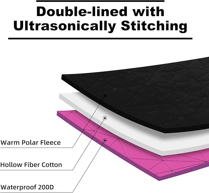 KawaGebo Kamp Outdoor Waterproof Blanket, Foldable Fleece Stadium Blanket for Outdoor Sports Event, Camping, Car, Pet, Picnics - Windproof, Wearable, Machine Washable 80" x 58" (Rose Purple)