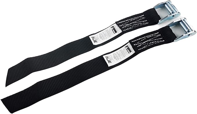 1500 lbs 1" x 3' Tie Down Straps, 2 Pack Adjustable Lashing Straps Ratchet Straps Heavy Duty Ratchet Tie Down Straps Cargo Straps with Cam Buckle Suitable for Carrying Various Cargo or Luggage
