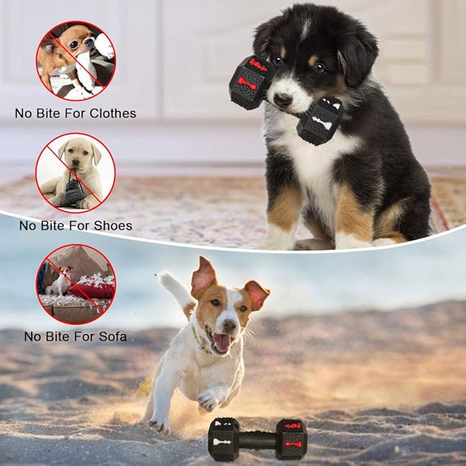Hswaye Dog Chew Toys for Aggressive Chewers,Food Grade Non-Toxic Dental Pet Toy,Tough Durable Indestructible Dog Toys for Small Medium Dogs.Black（8IB-15IB）