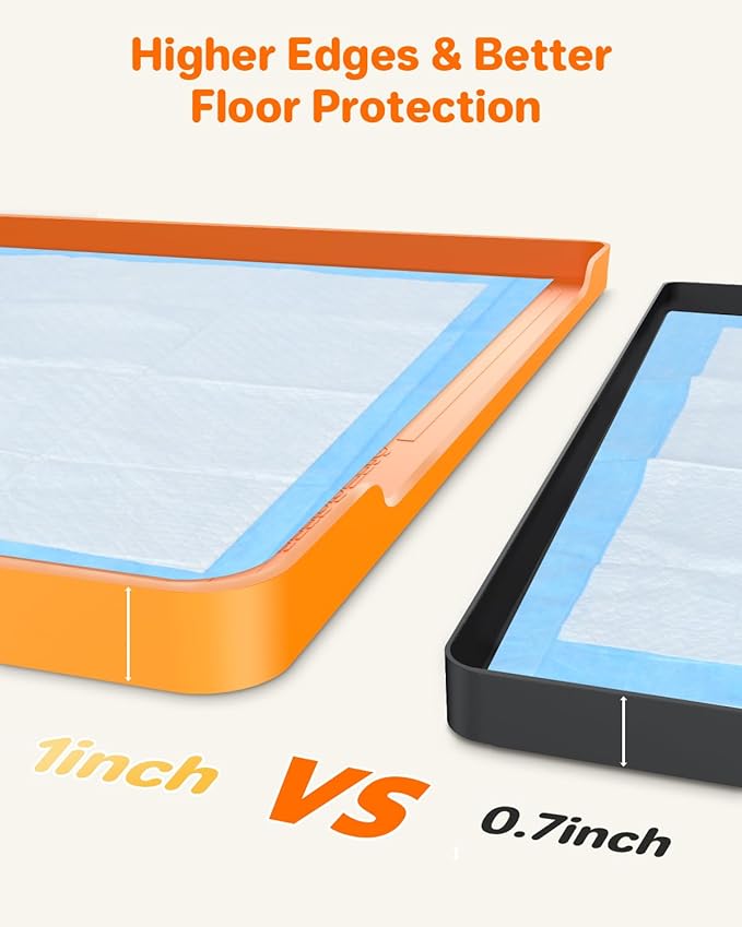 Aisslro Pet Feeding Mat, 27”x27” Absorbent Pet Placemat for Food and Water Bowl, Non-Slip Silicone, Leak-Proof Floor Protection for Quick Dry Water Dispenser Mat for Dog and Cat, Beige