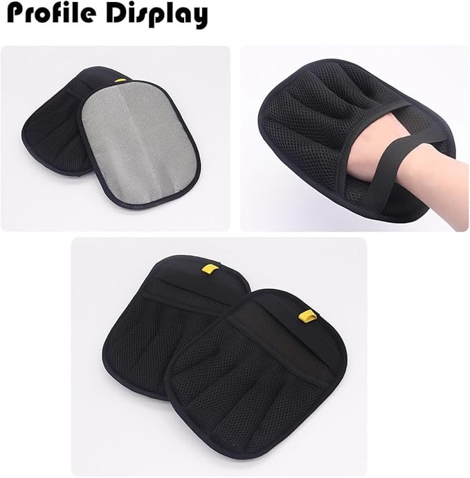 2 Pack Upgraded Pet Hair Removal Gloves, The Five-Finger Design Provides a More Convenient and Stable Grip .Reusable for Dog & Cat Hair for Couch, Furniture, Car Seat, Carpet, Clothing
