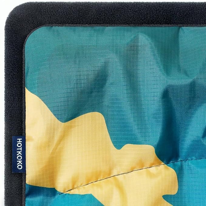 Hooded Stadium Blanket, Waterproof Fleece Wearable Camping Blanket