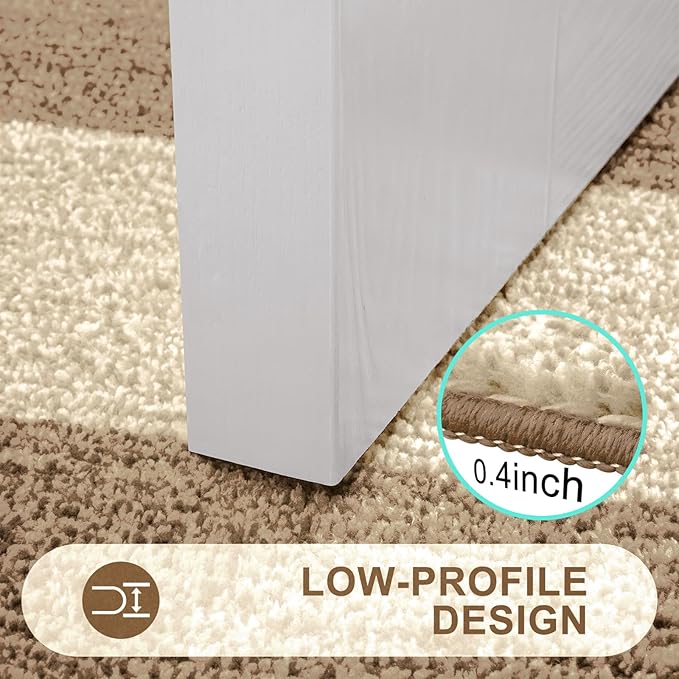 Kitinjoy Indoor Outdoor Door Mat, 32x20 Non-Slip Absorbent Dirt Trapper, Low-Profile Washable Inside Entrance Front Floor Mat, Sturdy Soft Entry Doormats for Entryway, Khaki