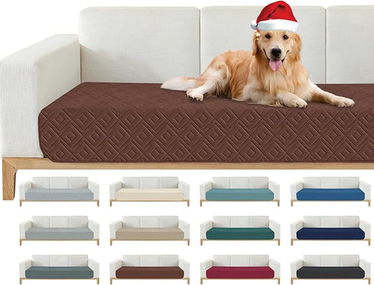 2026 Waterproof Sofa Dog Blanket (30"x70") Comfy Couch Sofa Mat for Pets with Anti-Slip Back, Universal Incontinence Lightweight Liner Pad for Furniture Car Picnic etc Durable Washable, Coffee