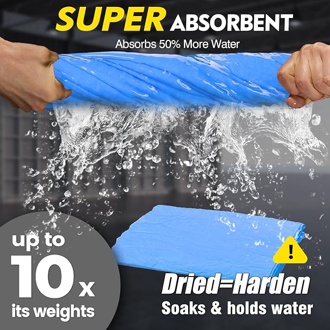 ARTIPOLY Premium Shammy Cloth for Car Drying (34”x25”)-Super Absorbent Chamois Towel for Car-Reusable Shammy Towel for Car, Bathroom,Pets, Dust Remove, No Spots/Streak/Scratch, Blue
